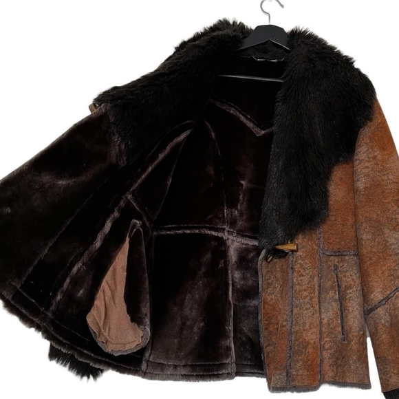 Faux Fur Suede Vintage Penny Lane coat - Picture 4 of 6
